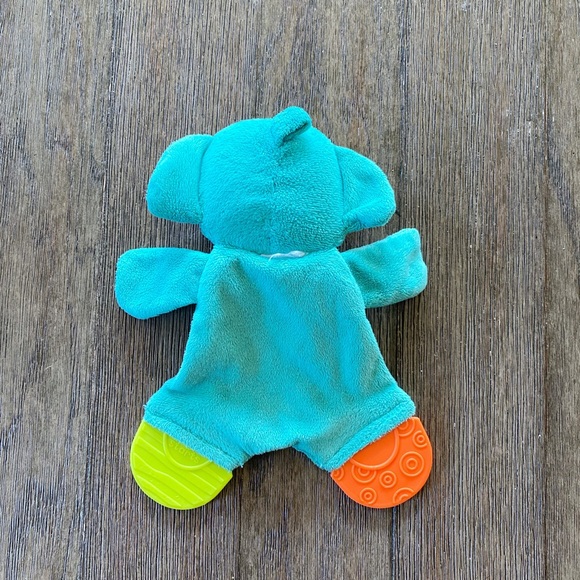 4/$20 Bright Starts Elephant Teething Crinkle Baby Toy - Picture 5 of 5